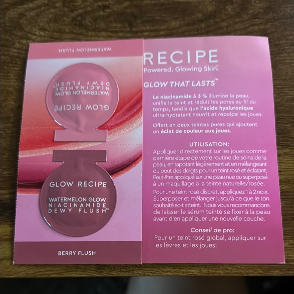 Glow Recipe Samples